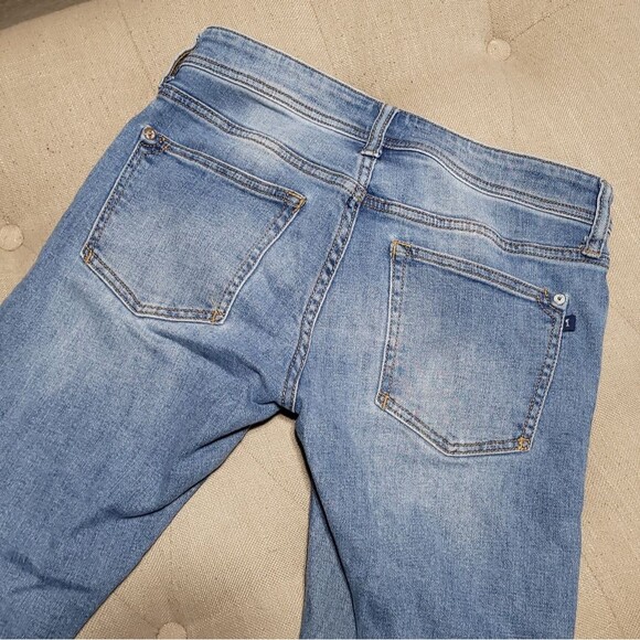 Pilcro Jeans Slim Boyfriend Mid Rise Denim Anthropologie Womens 25P - Picture 5 of 13